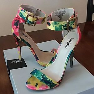 Multi colored heels
